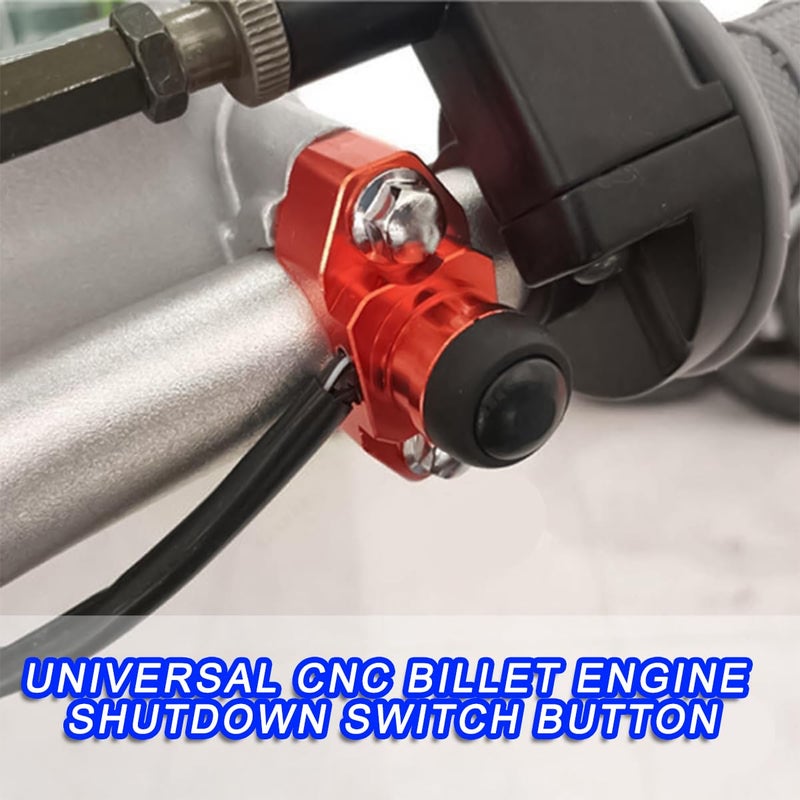 Bittwee CNC Universal Motorcycle Engine Stop Start Kill Switch Button - Image 4