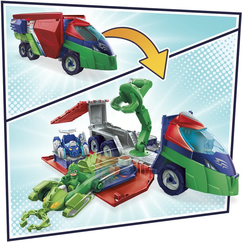 PJMASKS PJ Masks Toys PJ Launching Seeker Car Playset with Sounds, 2-in-1 Vehicle and Car Launcher, Preschool Toys for 3 Year Old Boys and Girls and Up - Image 4