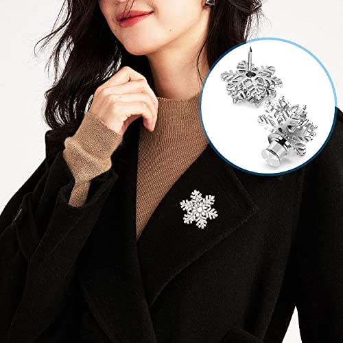 NANMOTUE 40PCS Locking Pin Back Locking Pin Keeper Clasp, Metal Pin Backing for Brooch Enamel Lapel Pin Lock - Image 2