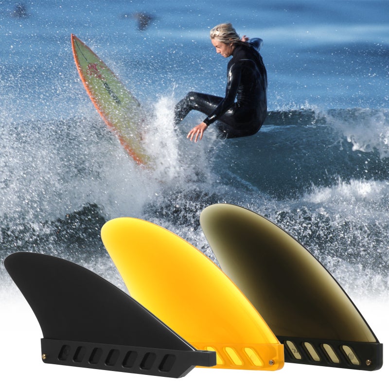 Surf Fins 4.6" High-quality Flexible Durable - Great Replacement Surfboard Fins for Inflatable Surfboard Paddle Board Longboard - Image 2