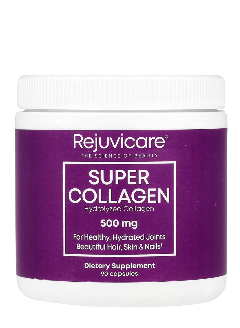 REJUVICARE Super Collagen 500 mg 90 Capsules - Image 1