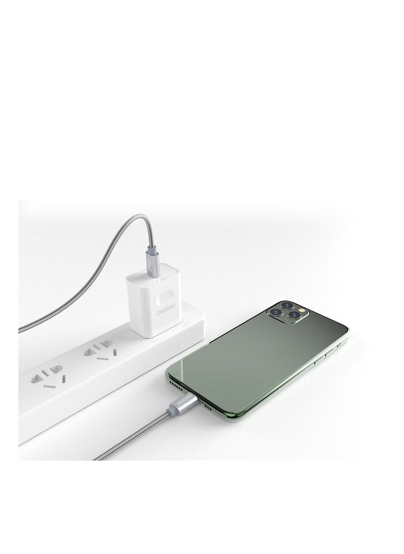 DUDAO USB C to Lightning Fast Charging Cable, 1 Meter, iPhone Type C Cable Power Delivery USB C Cable iPhone 65W Compatible with Apple Devices