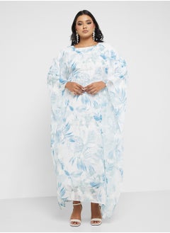 Khizana Plus size floral print kaftan  - Image 4