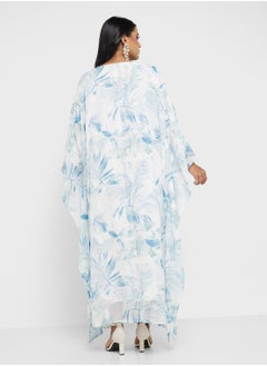 Khizana Plus size floral print kaftan  - Image 2