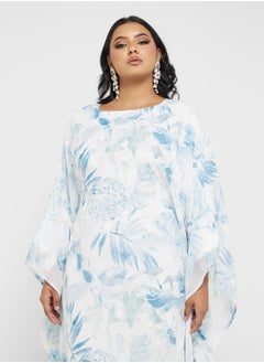Khizana Plus size floral print kaftan  - Image 3