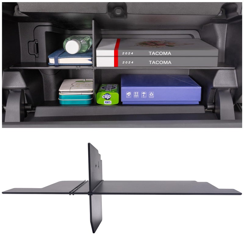 JKCOVER Glove Box Organizer Compatible with 2024 2025 2026 Toyota Tacoma(4th Gen Tacoma) Glove Box Compartment Insert Storage Divider Accessories (Patent Design - Image 1