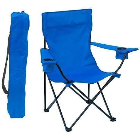 HEBEZON Folding Camping Chair Big Portable Foldable Camping Chair for Fishing Beach Picnic Outdoor MultiColorPack of 1 - Image 1