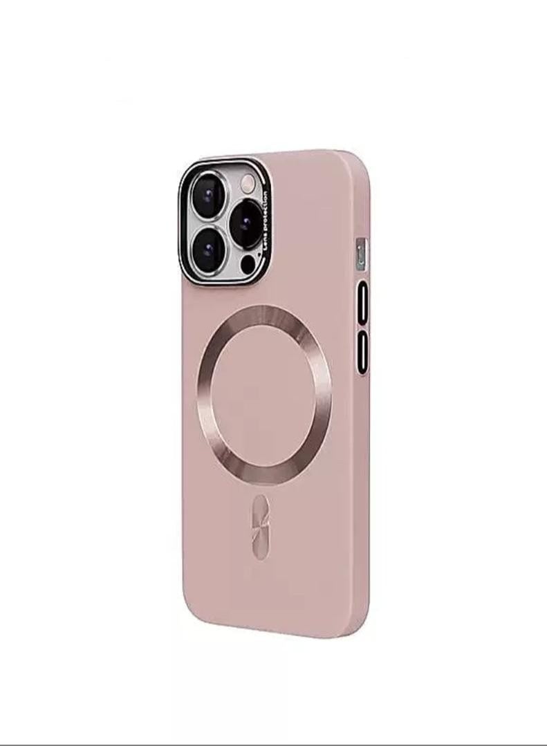Premium Meg-safe Slim Case Iphone 15 Pro Max Wireless Charging – Pink - Image 2