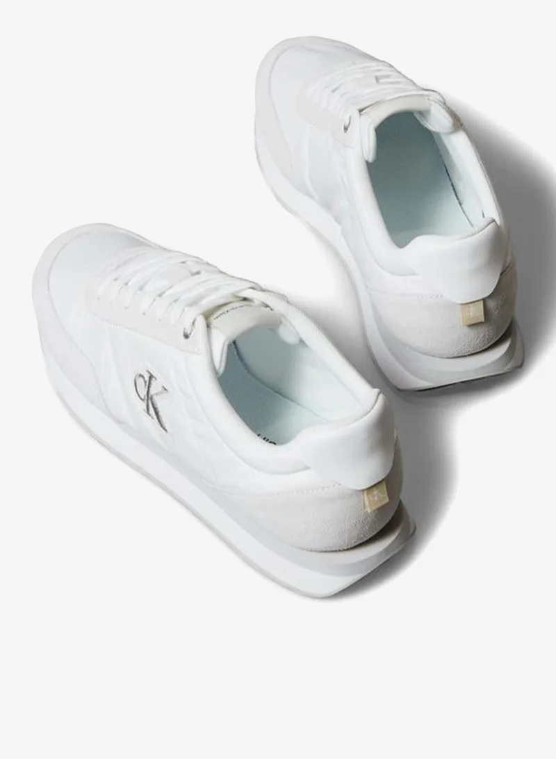Calvin Klein Jeans Triple Bright White 1979 Low Top Retro Sneakers for Men | Best Price UAE
