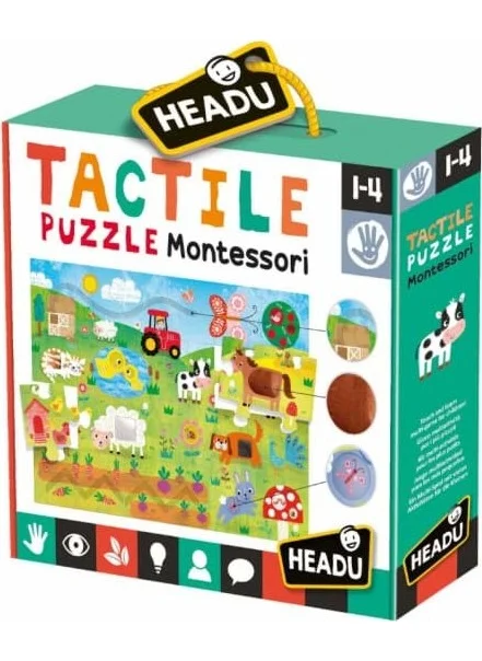 Headu TACTILE ANIMALS MONTESSORI (AGES 1-4)
