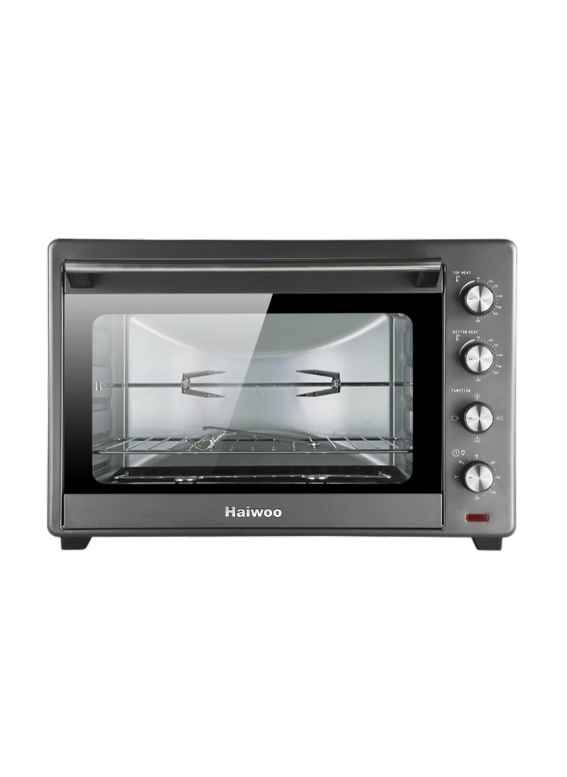 Electric Oven 120Lters  Dual Thermostat Top & Bottom Heat With Independent Control, Rotisserie-Grill, Convection-Oven, Thermostat, Timer, Full Gray Body Colour HWEO-120RML - pzsku/Z10D55A6A3C448494114AZ/45/_/1730647798/e6b2dde9-afd6-4c7a-8bc7-73887ddf25bc