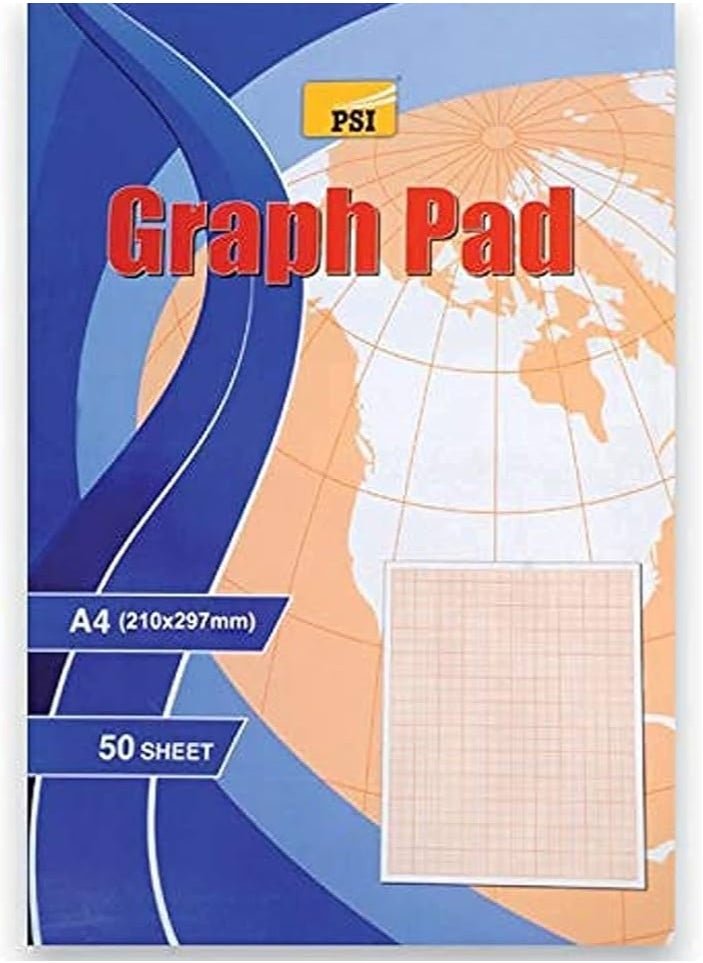 Psi - A4 Graph Pad 50 Sheets - Image 1