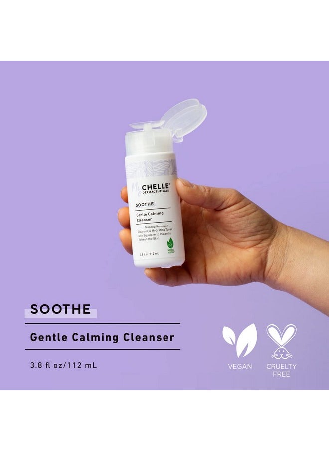 MyChelle Dermaceuticals - Gentle Calming Cleanser (3.8 Fl Oz) Facial Cleanser With Vegan Squalane And Argan Stem Cell Prevents Age Spots And Restores Firmness Makeup Remover And Toner - Image 1