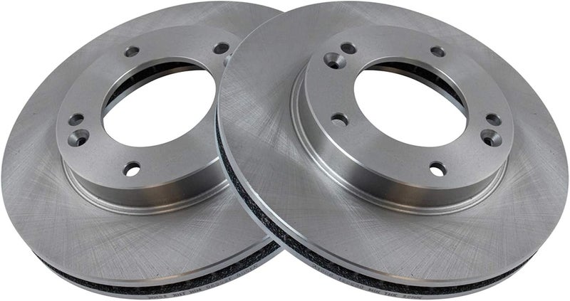 TRQ Front Brake Rotors Set Vented Compatible with 2003-2006 Kia Sorento - Image 3