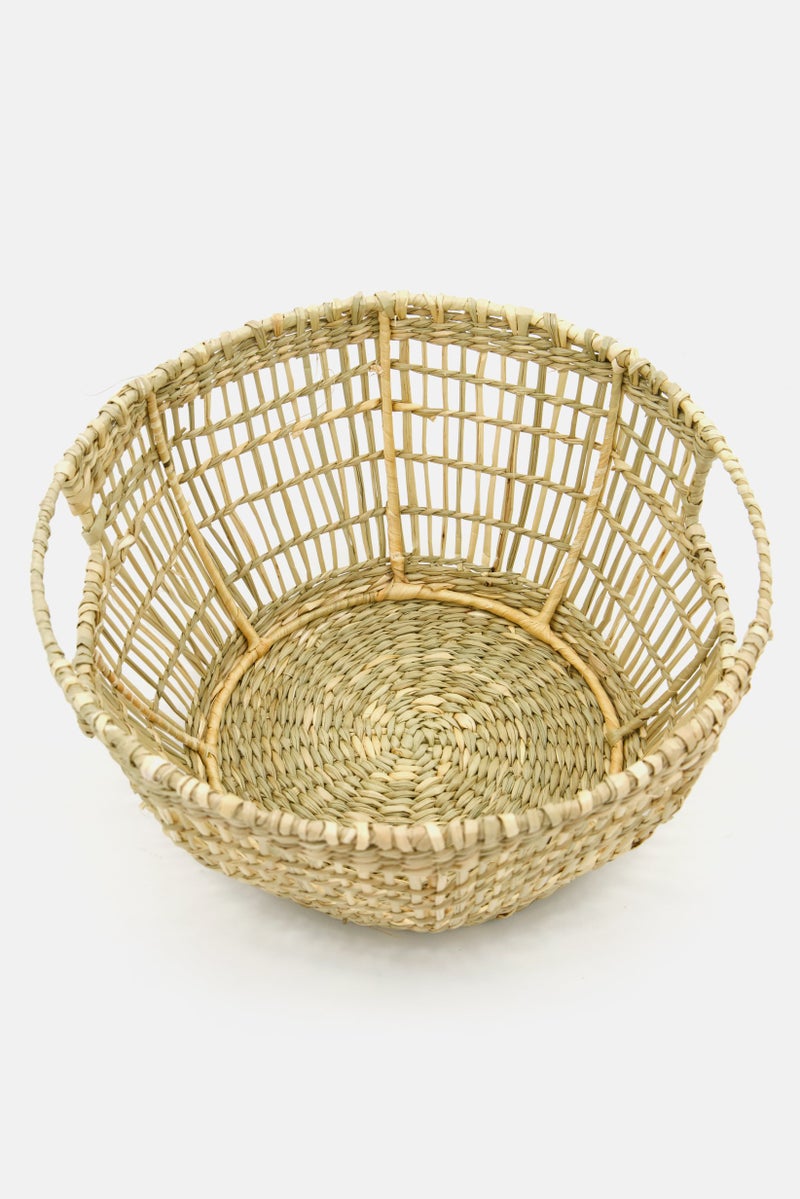 Muy Mucho سلة قش للطاولة 13 سم ارتفاع × 27 سم قطر - Image 2