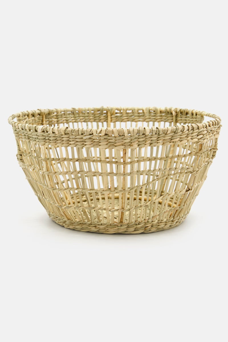 Muy Mucho سلة قش للطاولة 13 سم ارتفاع × 27 سم قطر - Image 1