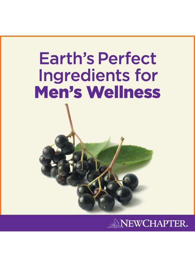 New Chapter Men’s Multivitamin + Immune, Energy & Stress Support - Every Man’s One Daily with Fermented Probiotics & Whole Foods + Vitamin D3 + Vitamin B6 & B12 + Organic Non-GMO Ingredients - 24 ct - Image 5