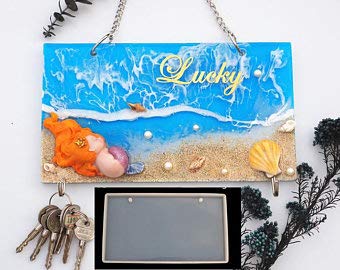 Ditya Crafts Resin Silicone Mold for Book CoverName Plate for Resin Art and Craft Decorating Handicraft Size A4
