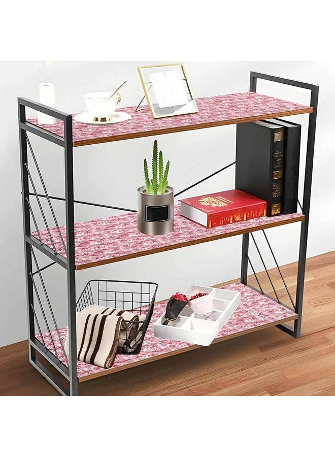 Kuber Industries Kitchen Drawer/Cabinet Shelf Mat|Flower Design with PVC Material|Adjustable Size 5 MTR Roll 5 Mtr Roll (Cream)-CTKTC040186, Polyvinyl Chloride - Image 4