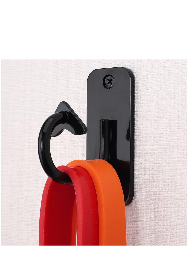 SYOSI 3PCS Workout Wall Mount Anchors Heavy Duty Resistance Band Wall Anchor Home Gym Exercise Anchors Ceiling Mounted Hooks Exercise Strap Anchor for Body Weight Straps Strength Training Yoga  - Image 4
