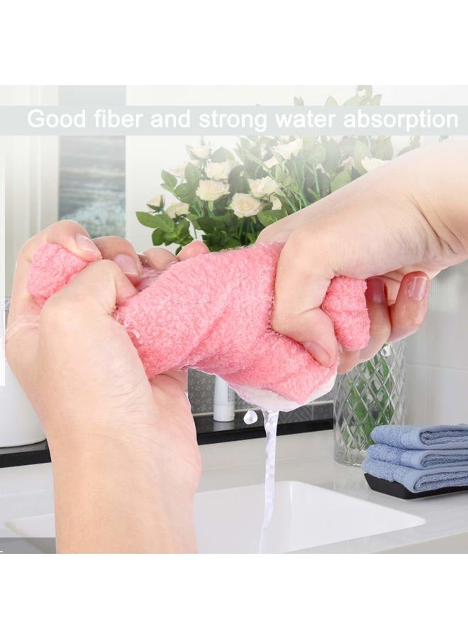 Lamoutor 3Pcs Hair Drying Towel for Kids Girls Soft Absorbent Kids Dry Hair Cap Kids Hair Towel Wrap Head Towel Wraps for Kids - Image 5