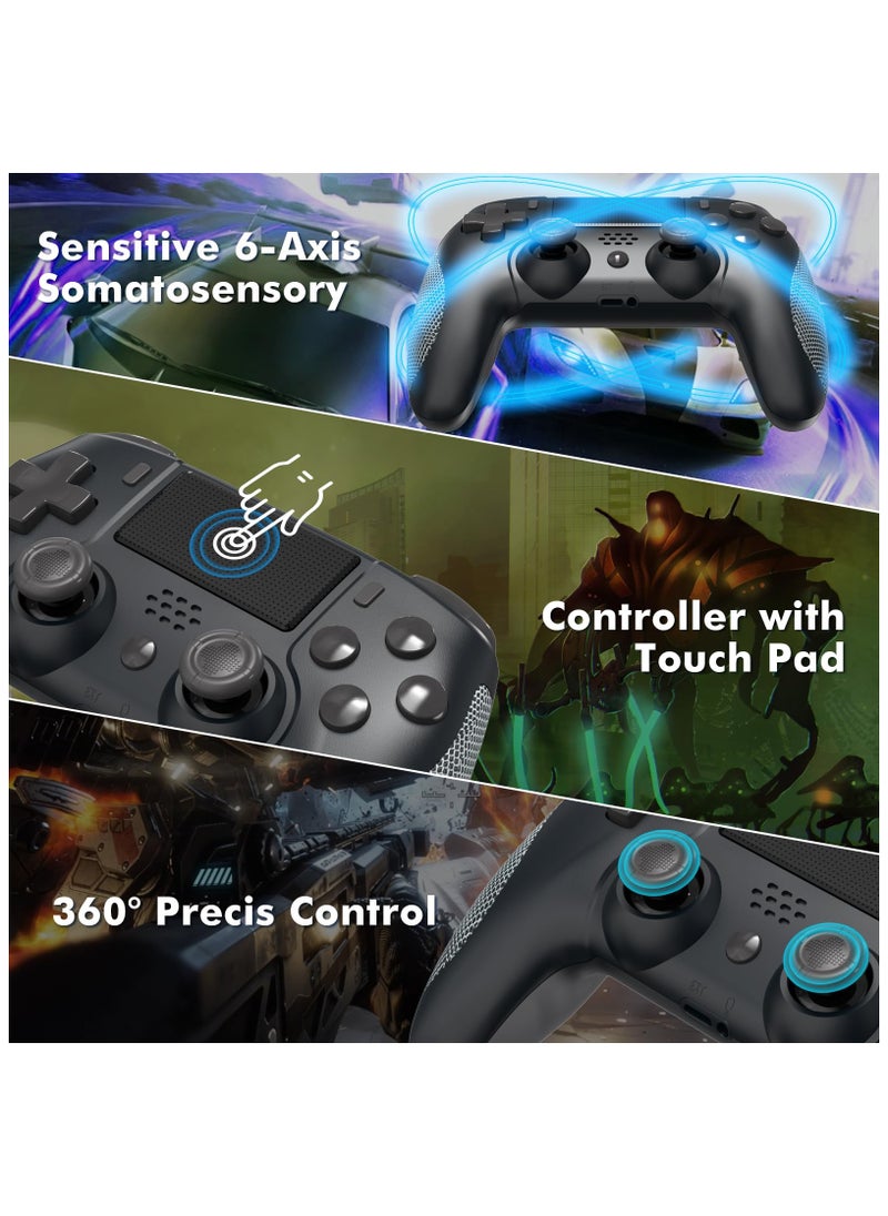 Anmi - Wireless Controller Compatible with PlayStation 4/Slim/Pro, Game Remote Controller with 6-axis Motion Sensor, Dual Vibration,Audio Function ,and Sensitive touchpad - Image 1
