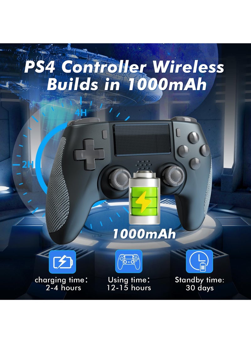 Anmi - Wireless Controller Compatible with PlayStation 4/Slim/Pro, Game Remote Controller with 6-axis Motion Sensor, Dual Vibration,Audio Function ,and Sensitive touchpad - Image 1