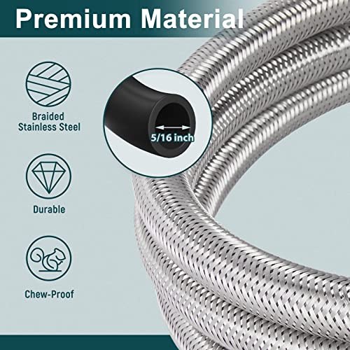 GASPRO 6-Foot Propane Hose Extension for Propane Devices with 3/8" Male Flare, for RV, Gas Grill, Heater, Burner and More, Flexible and Sturdy - Image 5