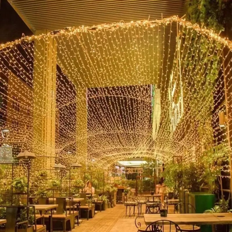 أضواء خرافية U.E بطول 50 متر مع 480 LED - إضاءة زخرفية مقاومة للماء للاستخدام الداخلي والخارجي - Image 3