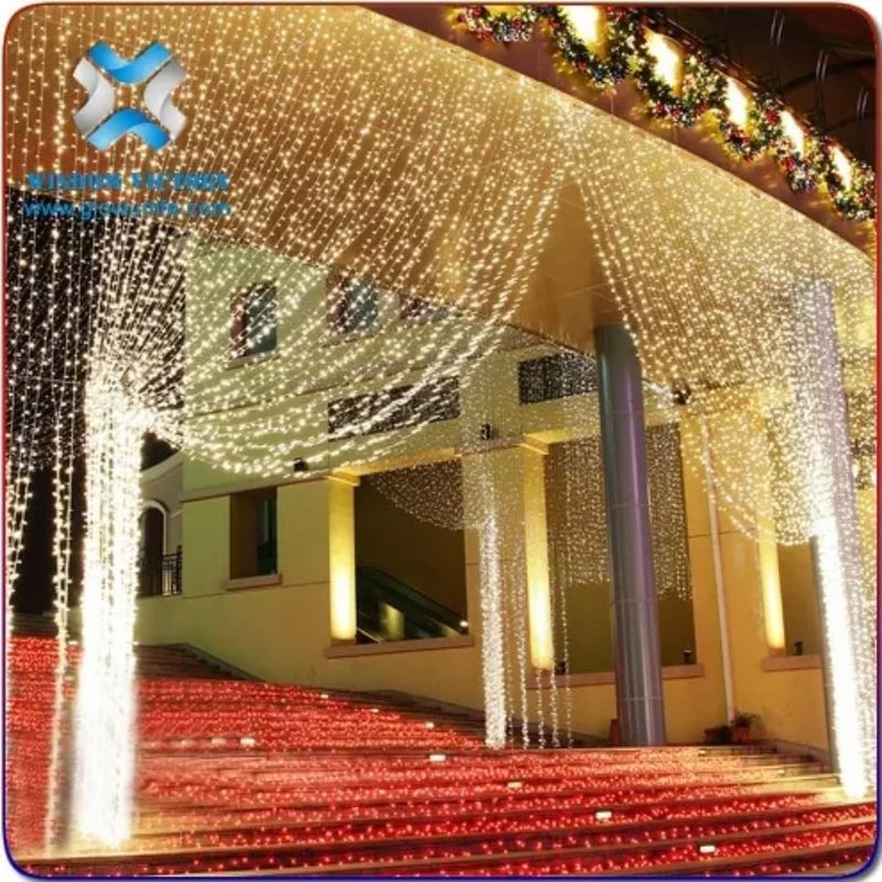 أضواء خرافية U.E بطول 50 متر مع 480 LED - إضاءة زخرفية مقاومة للماء للاستخدام الداخلي والخارجي - Image 4