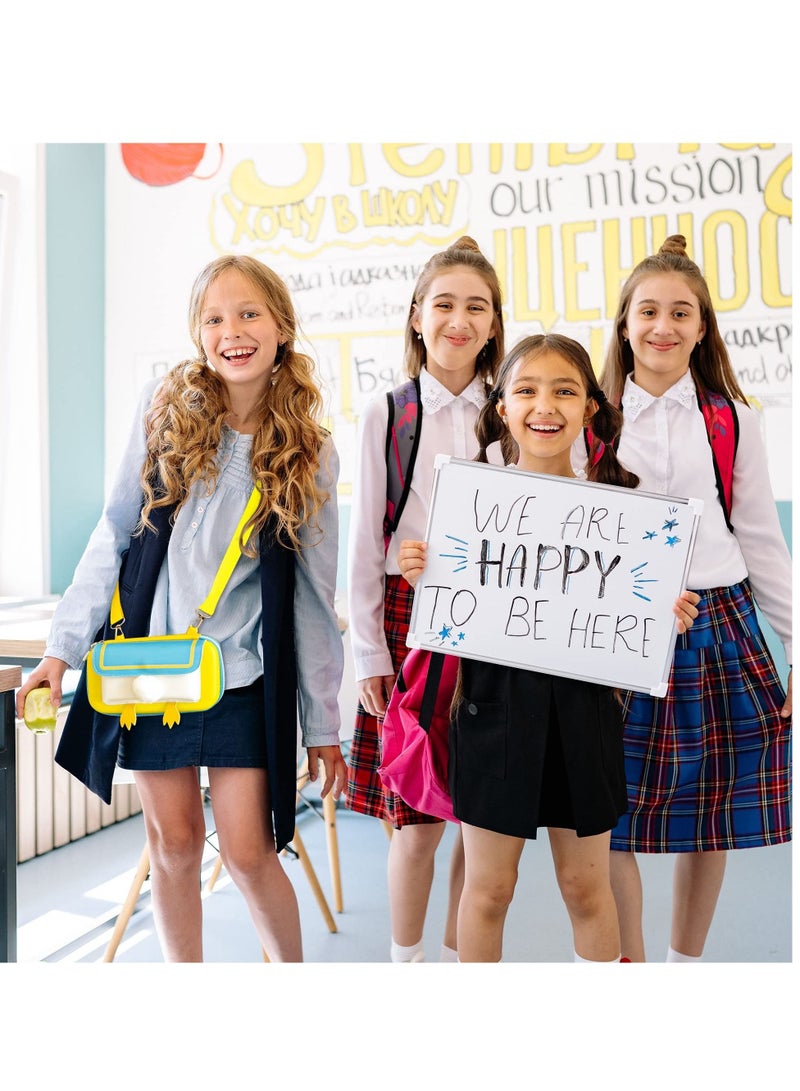 SYOSI Large Capacity Pencil Case, Pencil Case with Detachable Shoulder Strap for Teen Boys Girls School Students (Yellow) - Image 5