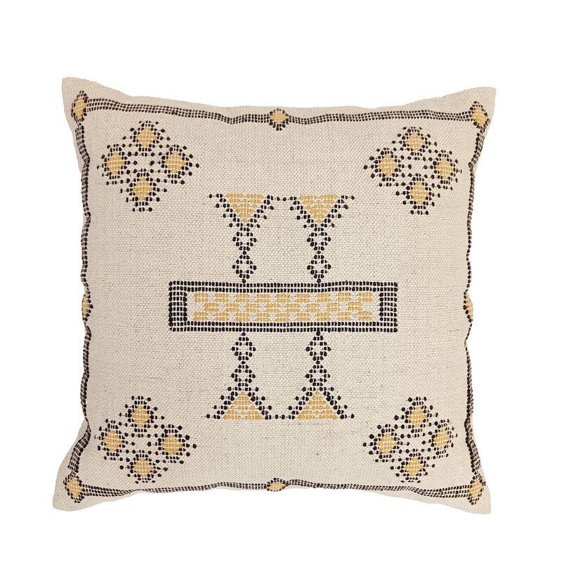 Trade Star 100 Cotton Sofa Pillow Cover Luxurious Farmhouse Cushion Case Handwoven Beautiful Cushion Cover for Living Room Decor Sabra Kilim Pillow Cover Breathable Pillow Shams