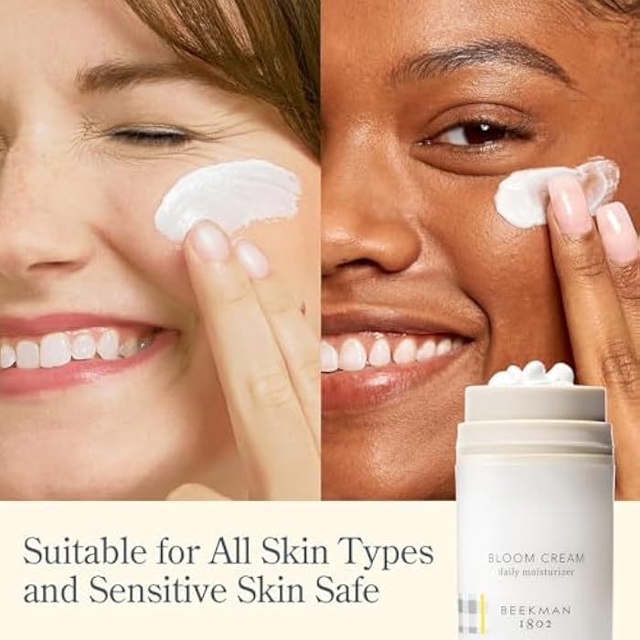 Beekman 1802 Bloom Cream Goat Milk Face Moisturizer, 15mL - Lightweight, Gentle, Deeply Hydrating & Nourishes Skin Barrier - All Skin Types - Cruelty Free - Packaging May Vary - Image 4