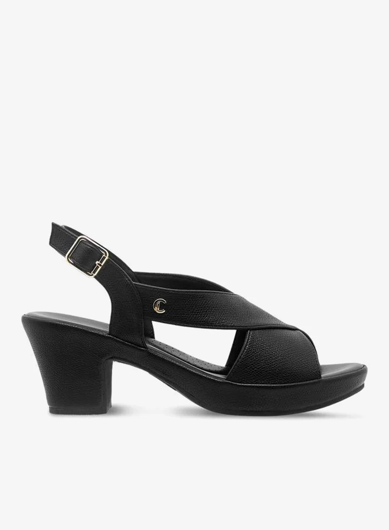 Le Confort Women Cross Strap Block Heel Sandals