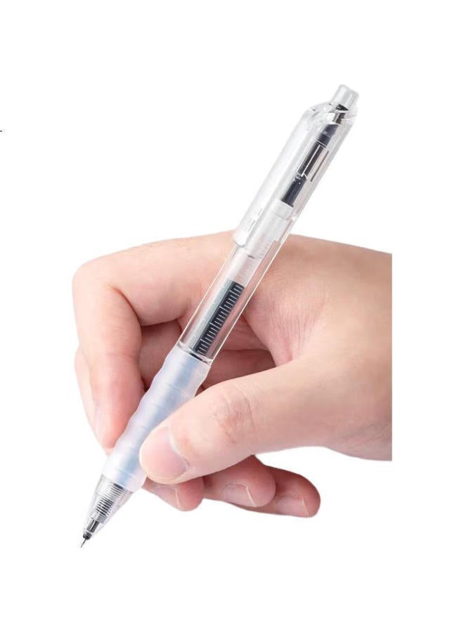 Aihao Gel Pen, St Tip, Quick-Drying, For Exam Practice, Carbon Ink, 0.5Mm, Office Pen, Black, 3 Pcs, D270 - Image 3