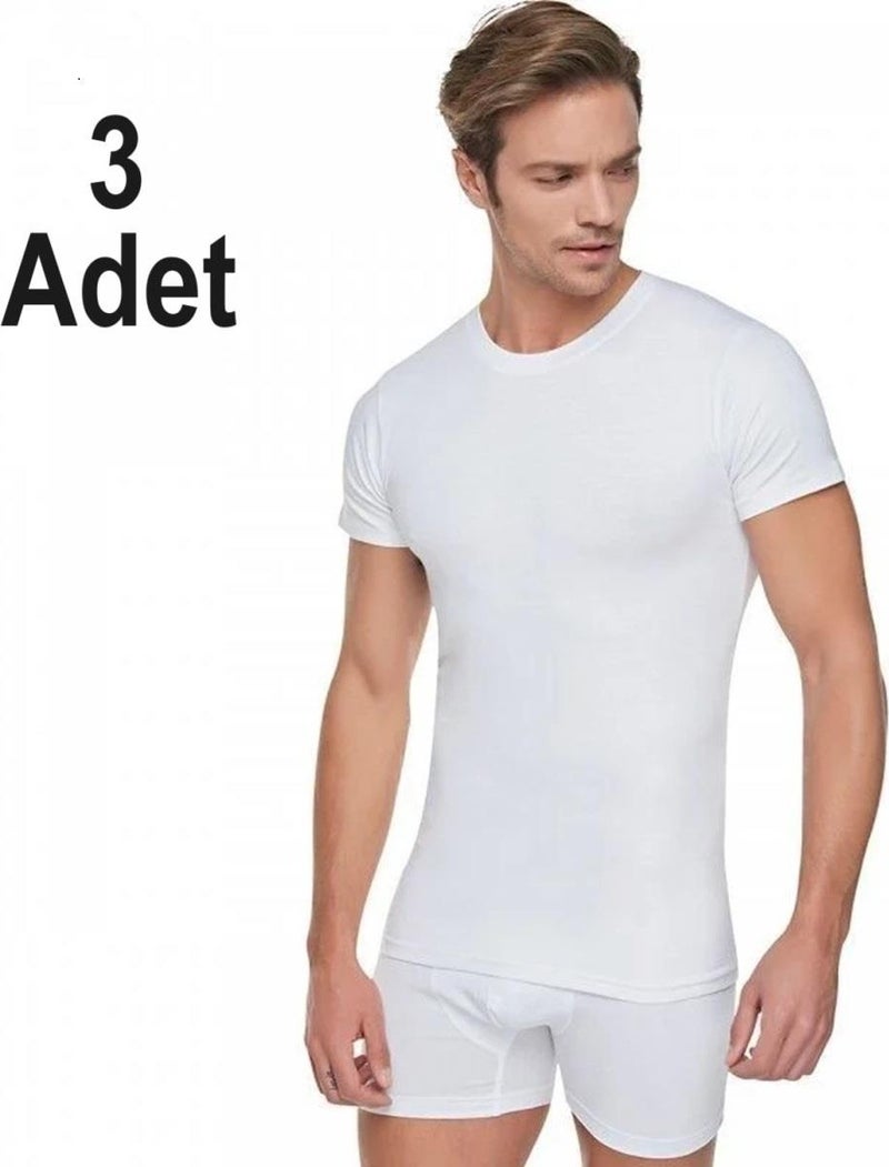 Tutku Elit Passion Elite Zero Collar Combed Cotton Undershirt  - Image 2
