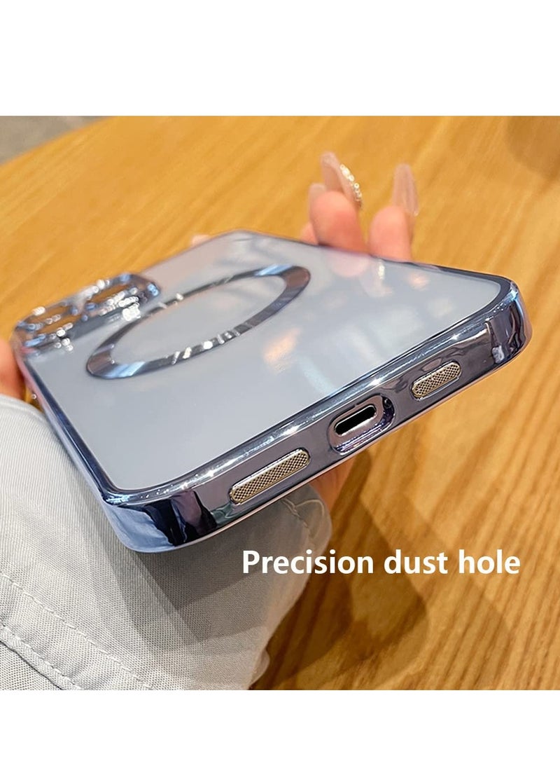 BORTONY - iPhone 14 Pro Max Case Magnetic Supports Wireless MagSafe Charging Shockproof Protection Scratch-Resistant Back Cover for Apple iPhone 14 Pro Max - Image 1