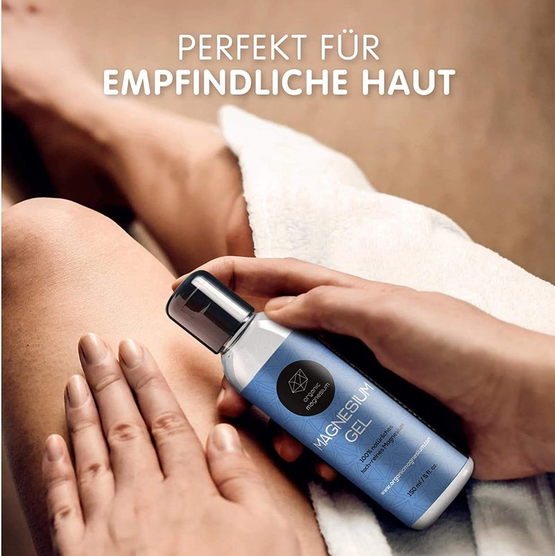 Organic Magnesium Gel - 150ml | 100% Natural & Pure Zechstein Magnesium Chloride | Perfect for Sports & Muscle Relaxation | Liquid Mg Gel - Image 2