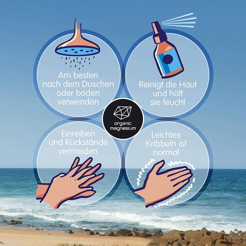 Organic Magnesium Gel - 150ml | 100% Natural & Pure Zechstein Magnesium Chloride | Perfect for Sports & Muscle Relaxation | Liquid Mg Gel - Image 4