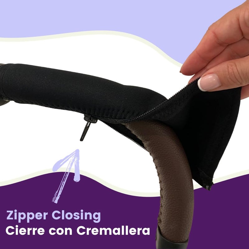 PROTEC TIF Neoprene Handlebar Covers Compatible with CYBEX Gazelle S - Image 4