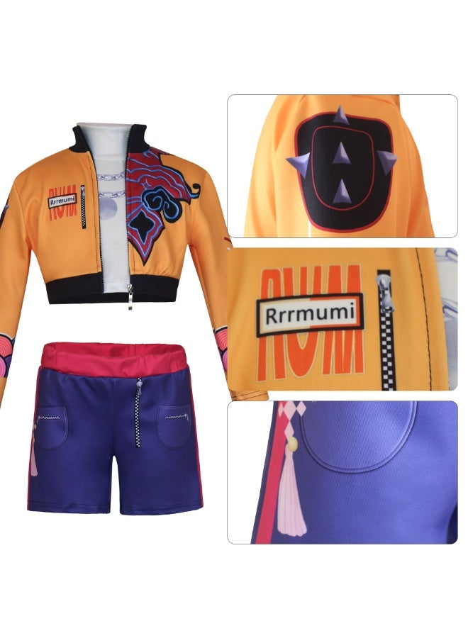 Zoey Mira Rumi Kpop Cosplay Group Uniform Costume Halloween Singer Dancer Costume - Image 2