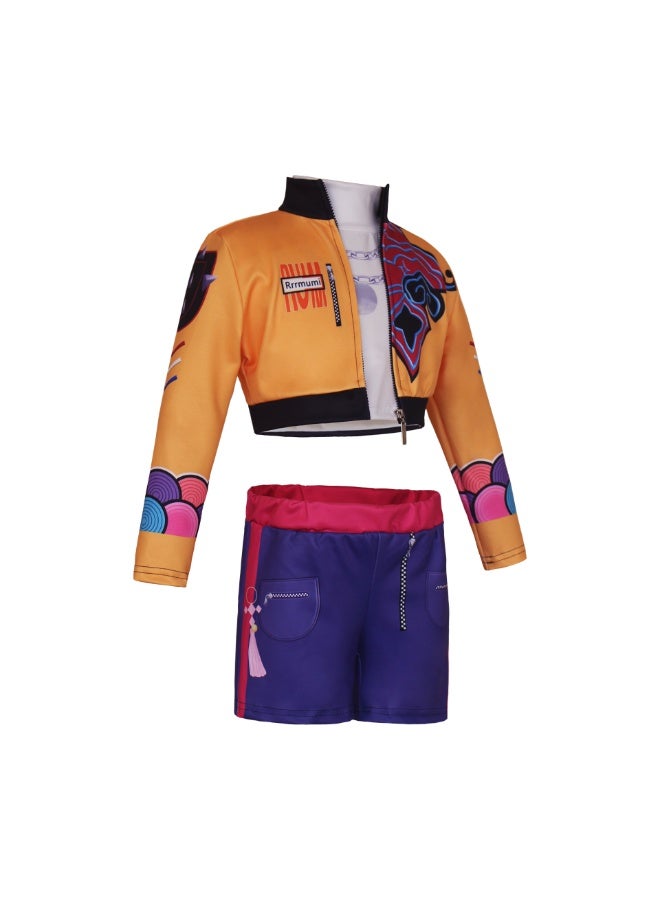 Zoey Mira Rumi Kpop Cosplay Group Uniform Costume Halloween Singer Dancer Costume - Image 4