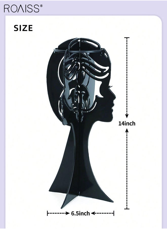 2 Pieces Wig Stand Hairstyle Display Stand, Plastic Portable Travel Wig Stand with Removable Wig Head for Storing Wigs, Wig Caps and Hair Accessories at Home and Hair Salon - pzsku/Z10D6A7CF0926777AA930Z/45/_/1694007378/cf946761-93b7-4ec5-931b-2afa8d53c1ad
