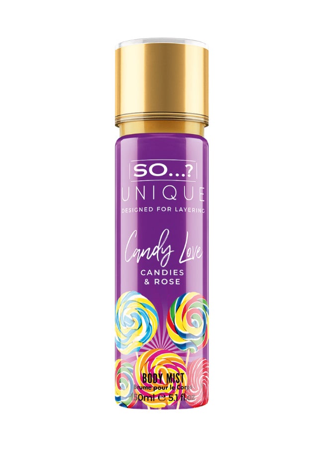 So..? - Unique Women's Candy Love Body Mist – Sweet, Playful Fragrance Body Spray for Women, Long-Lasting & Captivating Scent, 150ml - Image 1