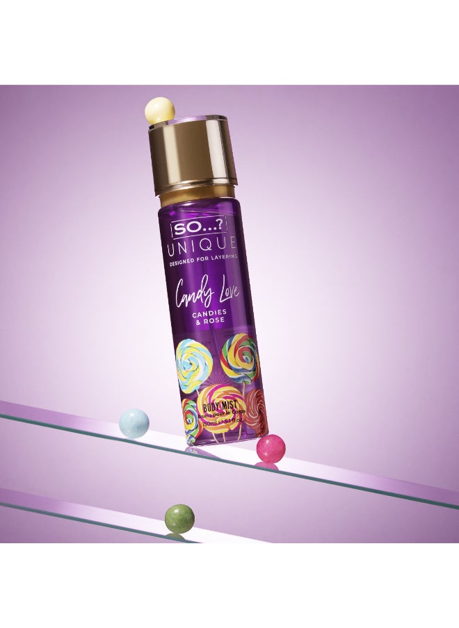 So..? - Unique Women's Candy Love Body Mist – Sweet, Playful Fragrance Body Spray for Women, Long-Lasting & Captivating Scent, 150ml - Image 1