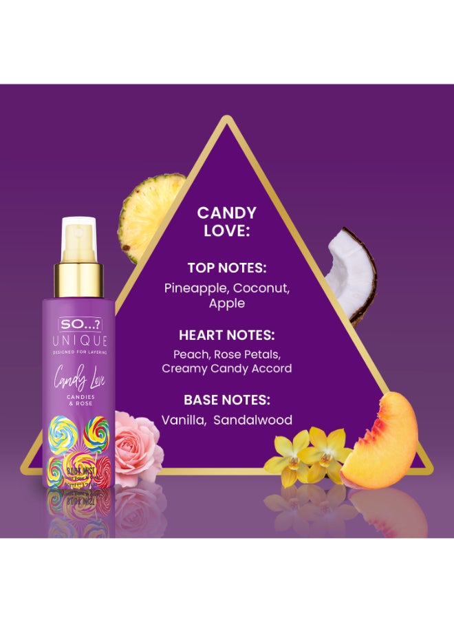So..? - Unique Women's Candy Love Body Mist – Sweet, Playful Fragrance Body Spray for Women, Long-Lasting & Captivating Scent, 150ml - Image 1