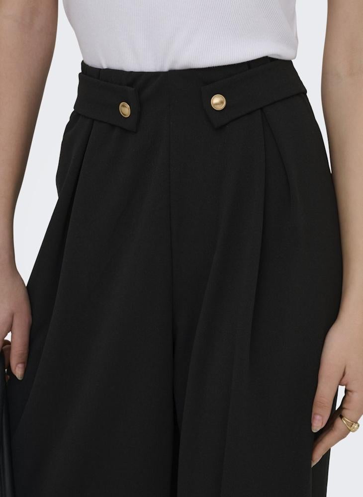 ONLY ONLSANIA BUTTON WIDE PANT CC JRS - Image 3