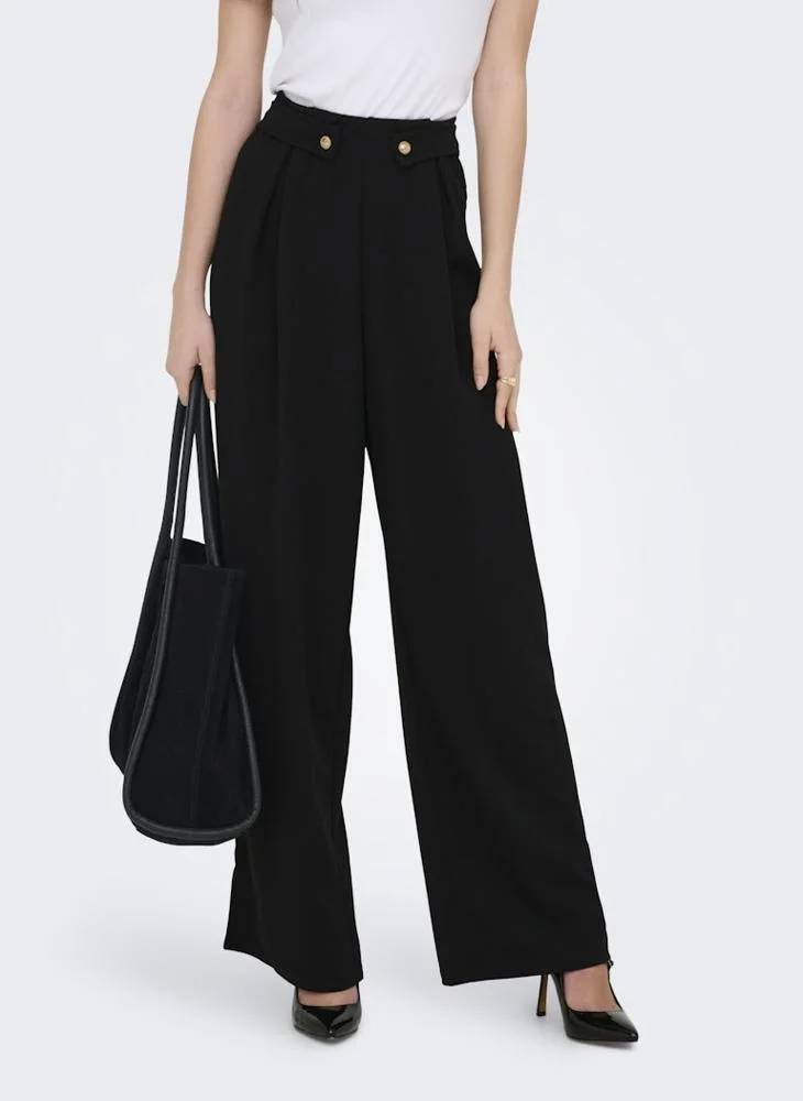ONLY ONLSANIA BUTTON WIDE PANT CC JRS