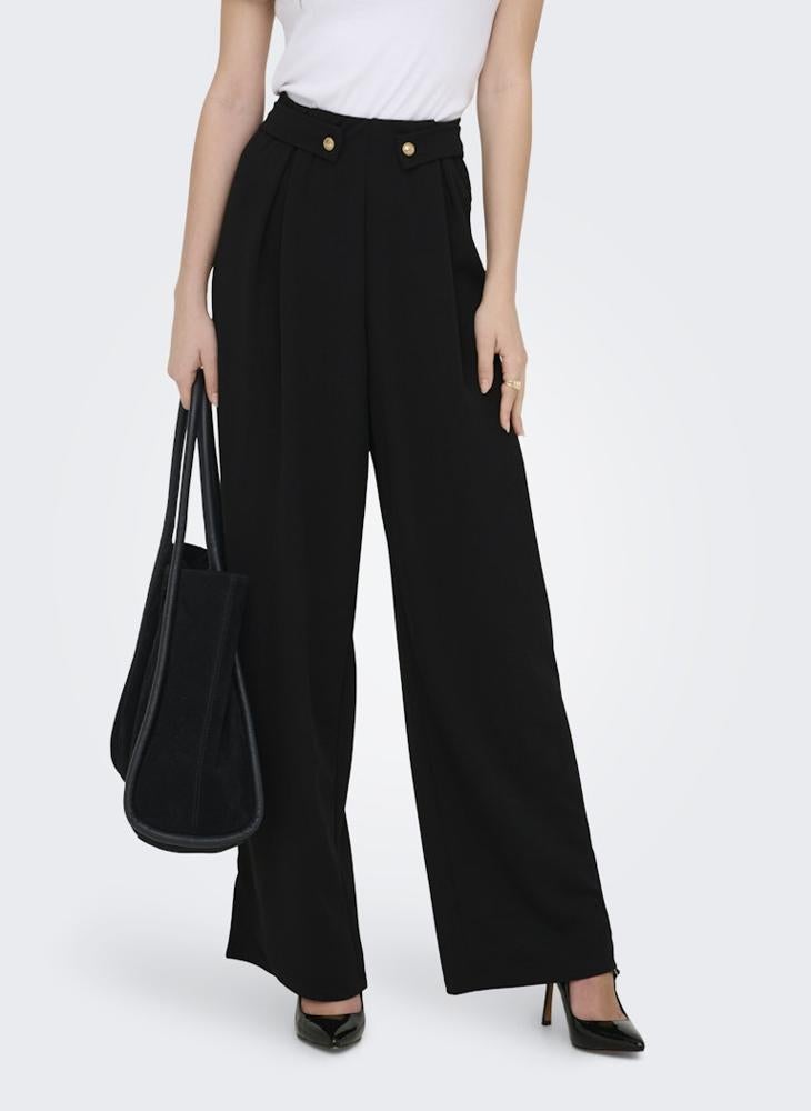 ONLY ONLSANIA BUTTON WIDE PANT CC JRS - Image 1