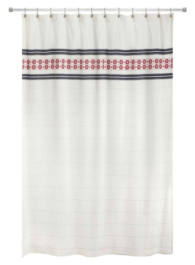 Izod - Shower Curtain, Durable Polyester Bathroom Essentials, Holiday Home Decor, Dorm Room Essentials (Aspen Collection, 72") - Image 1
